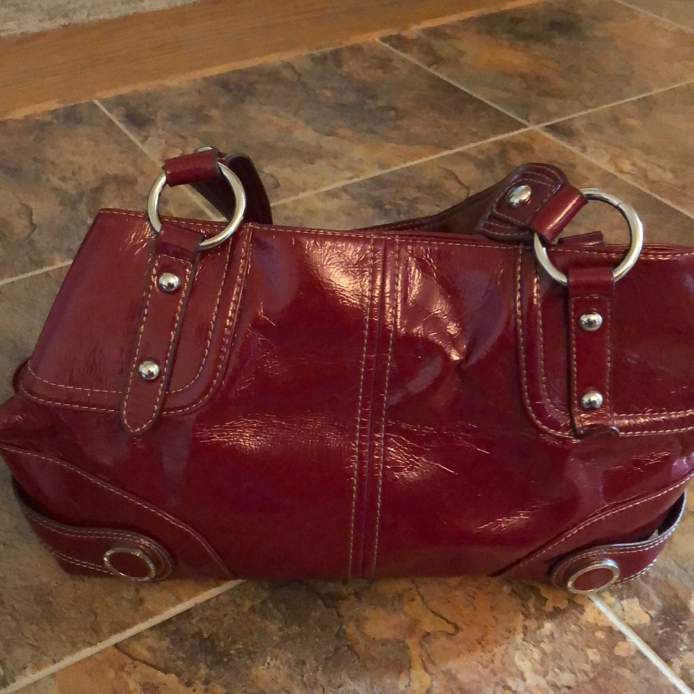 Dark red Nine West purse